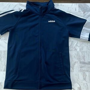 Adidas Track Jacket Dark Blue/ Navy Sports Unisex  Size L